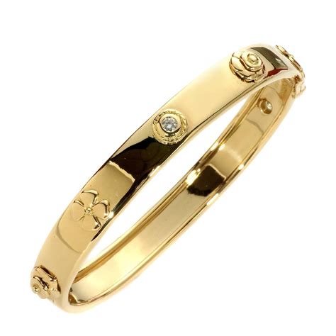 gold chanel bracelet|Chanel 18k gold jewelry.